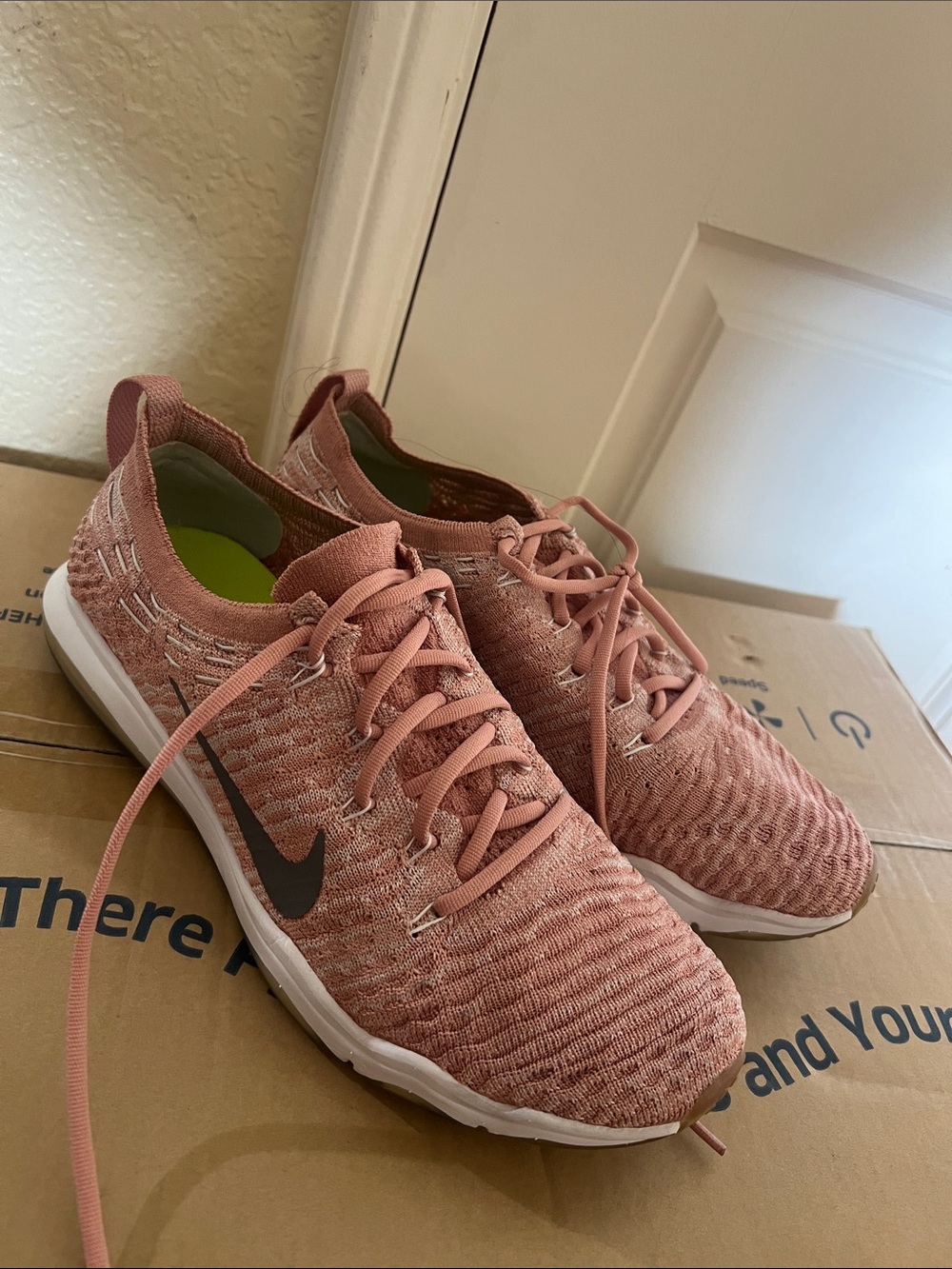 Nike Women's Coral Knit Lace-Up Running Sneakers